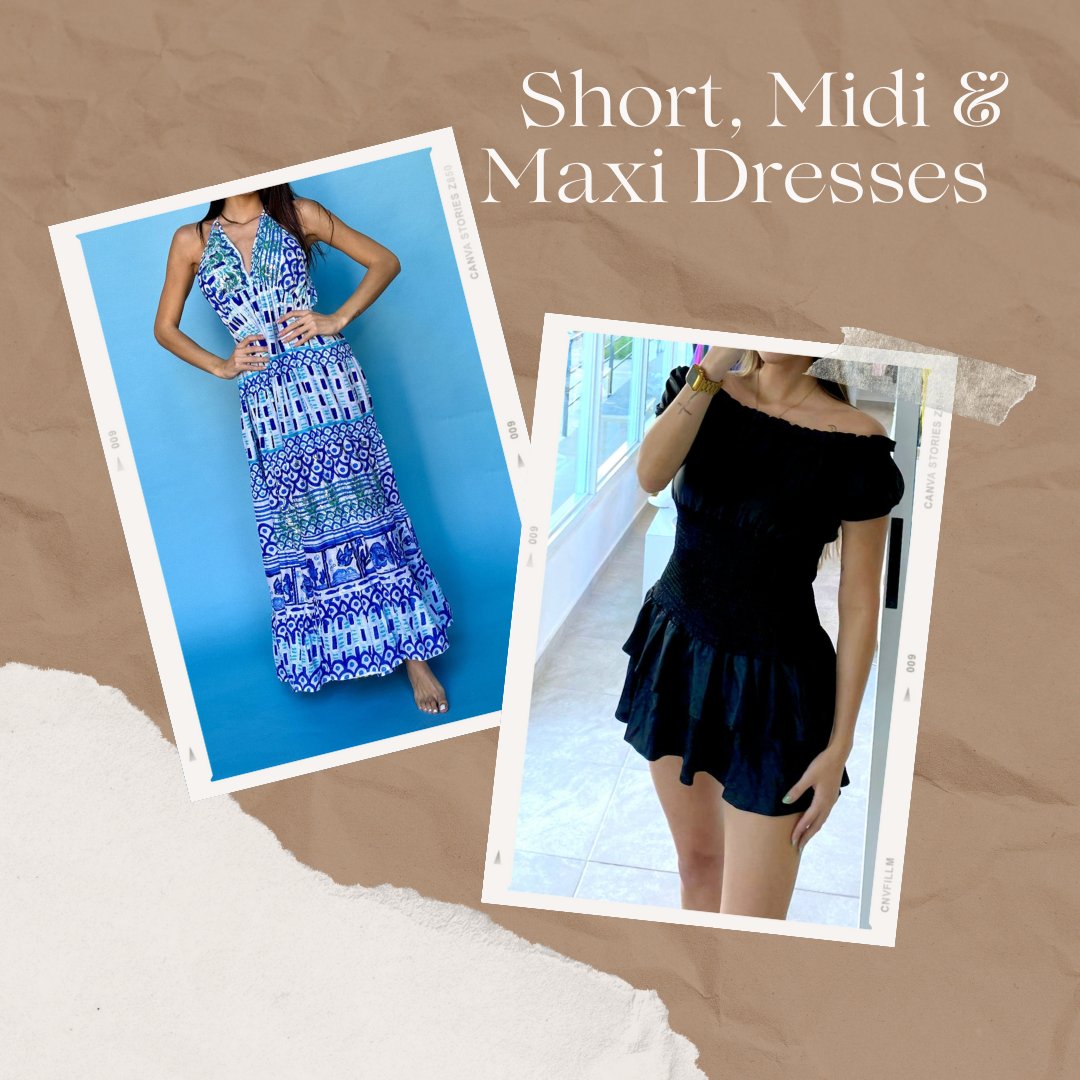 Short, Midi & Maxi Dresses