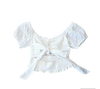 Lelis Collection White Crop Top