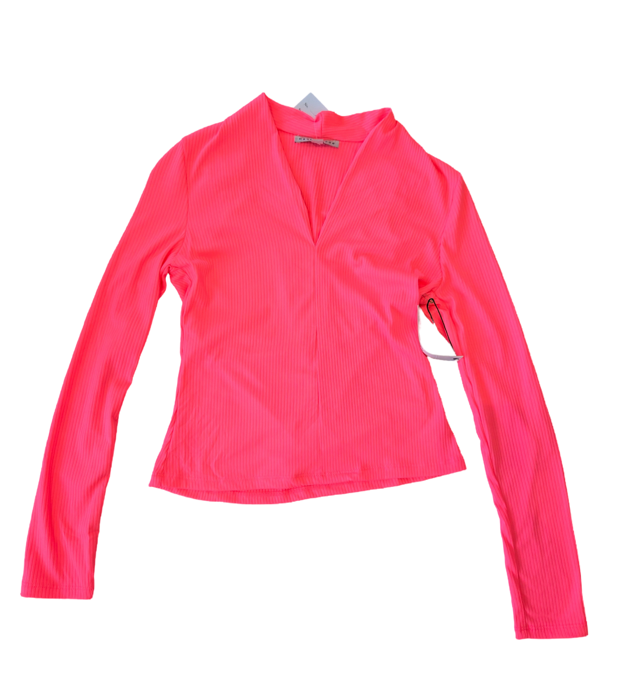 Haute Monde Neon Pink Blouse