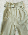 Green Olive Pant with belt