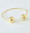 Gold Balls Bangle