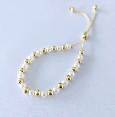 Pearl Gold Bracelet