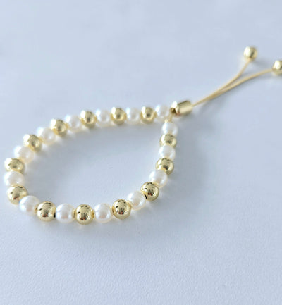 Pearl Gold Bracelet