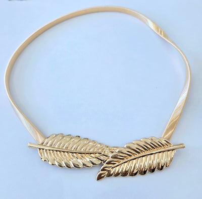 Metallic Leaves Belt