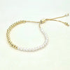 Pearl Gold Bracelet