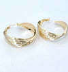 Gold Chunky Hoops