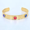 Gold Stone Bangle