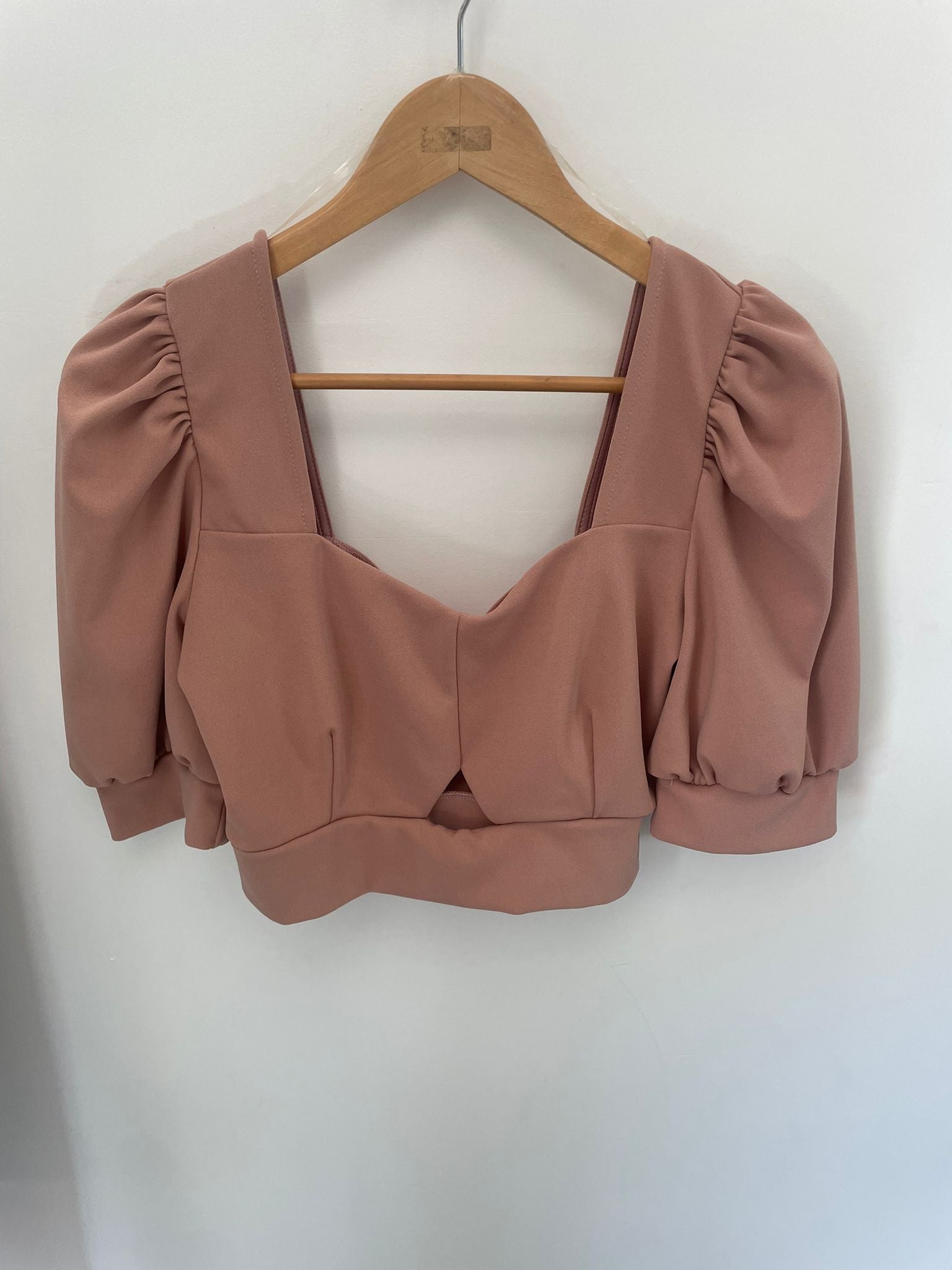 Fashion Nova Blush Pink Cropped Top