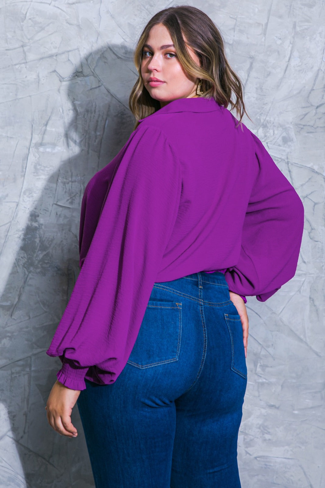 Purple Plus Blouse