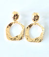 Texture Gold Earring