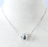 Sphere Ball Silver Necklace