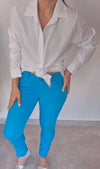 Skinny stretch long pant (Azul Turquesa)