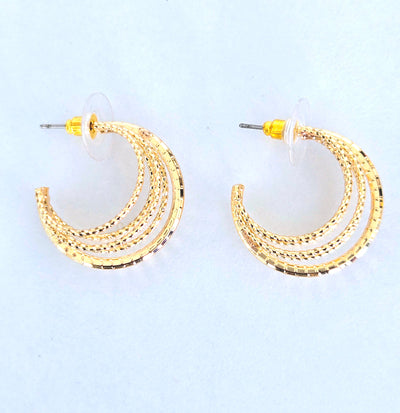 Metallic Hoops