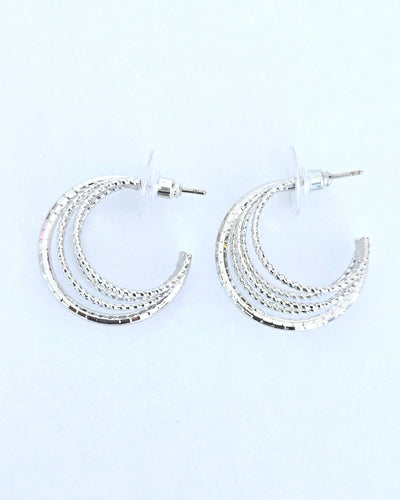 Metallic Hoops