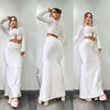 Ivory Mermaid Skirt Set