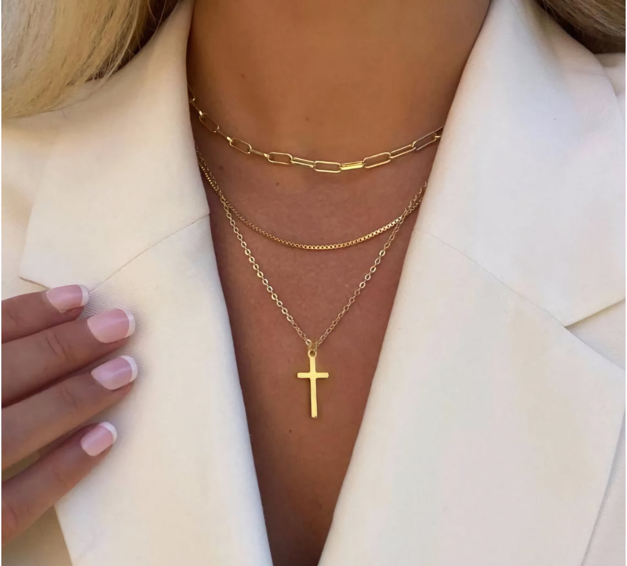 Cross Layering Necklace